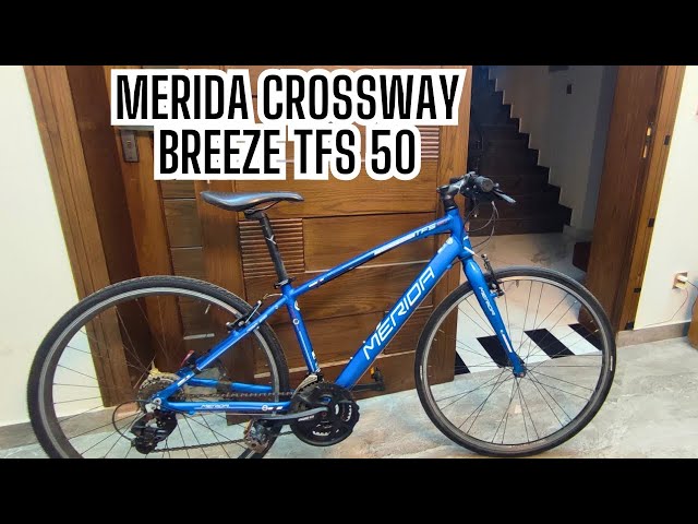Merida Crossway Breeze TFS 50 | Hybrid Bicycle | Walk Around - YouTube