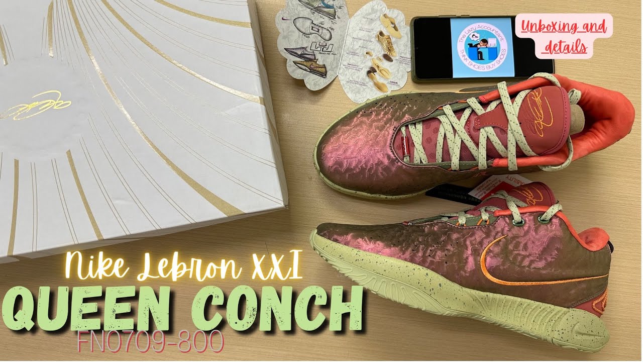 Unboxing for GOAT: Nike Lebron XXI 'QUEEN CONCH'. The best All