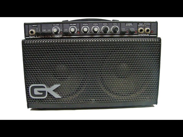 Gallien Krueger 250ML Lunchbox Amp - YouTube