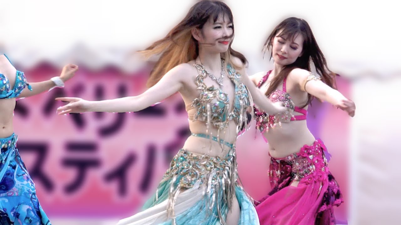 ベリーダンス】しっとり艶めく美白ダンサーさん！[Belly dance] A