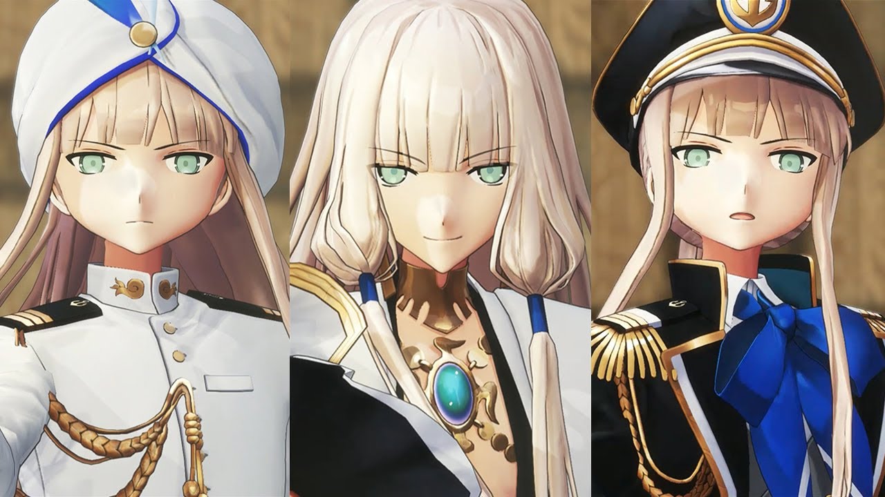 FGOAC】ネモ/ノア 宝具 再臨別 - YouTube