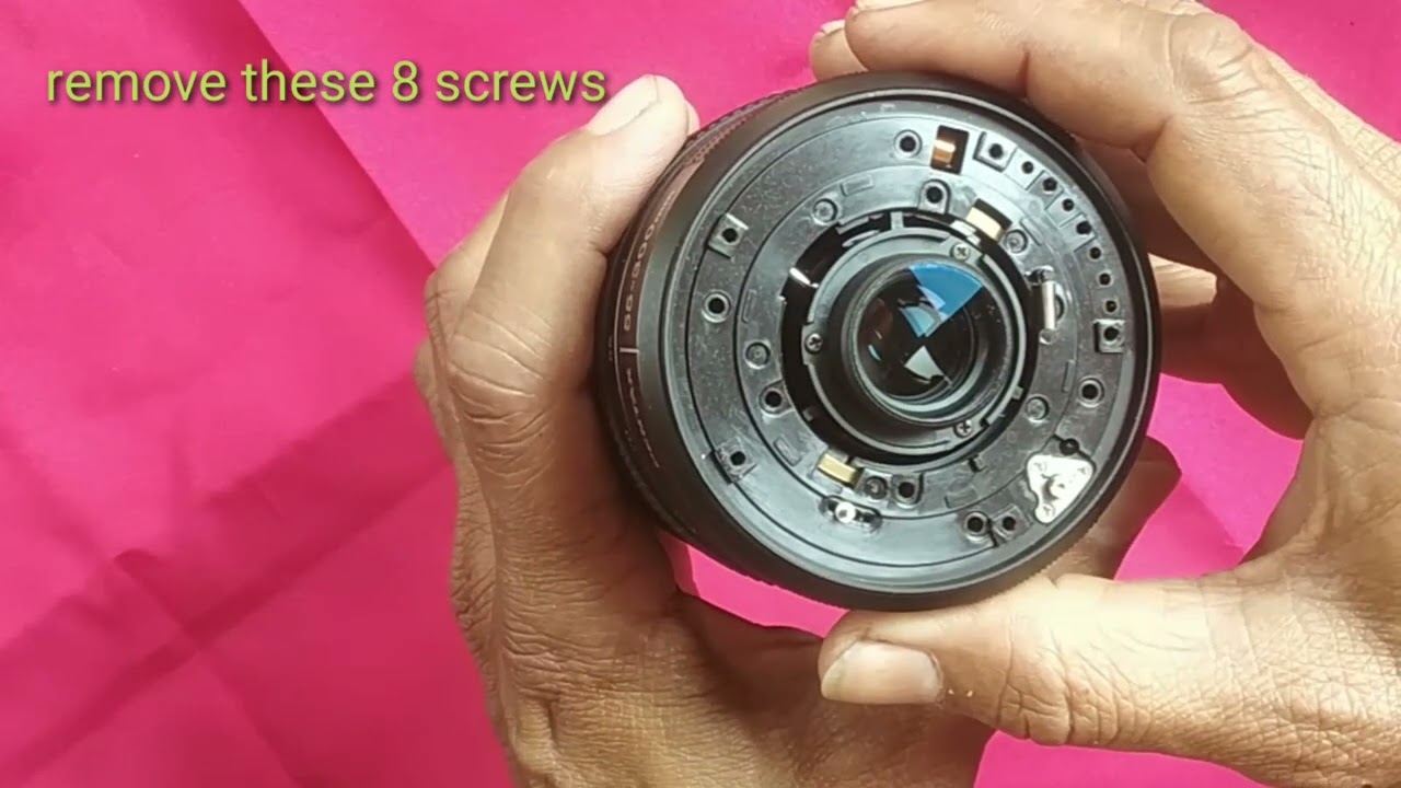 HD PENTAX DA 55-300mm f4-5.8 ED WR Disassemblly , repair - YouTube