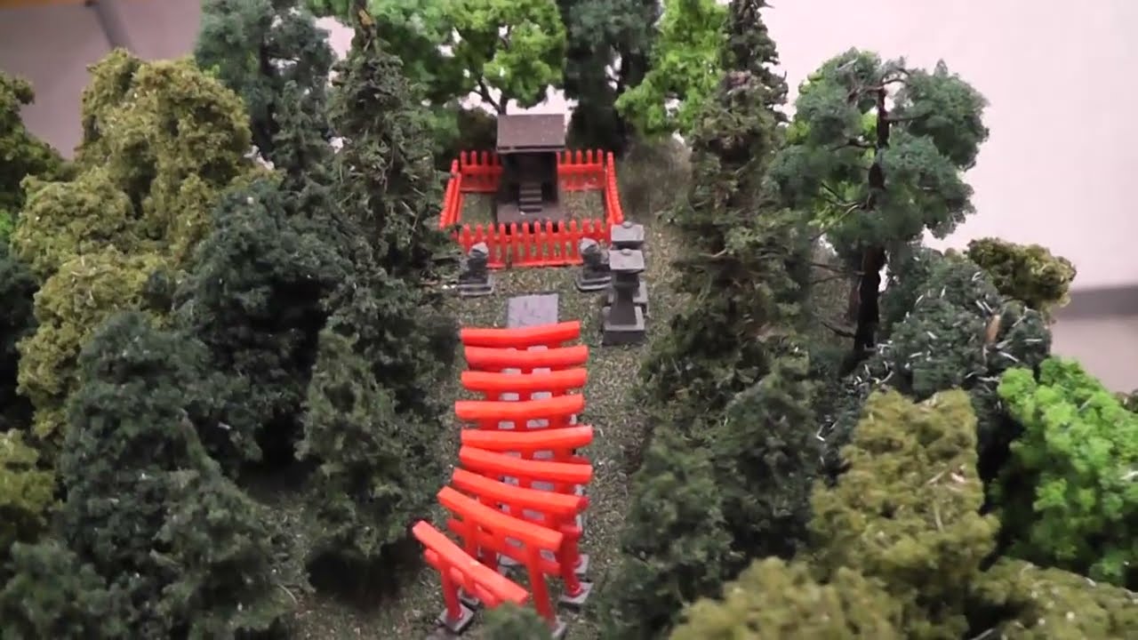 棚田レイアウト 【Osaka Z Day 2025】 Zゲージ 鉄道模型ジオラマ 展示