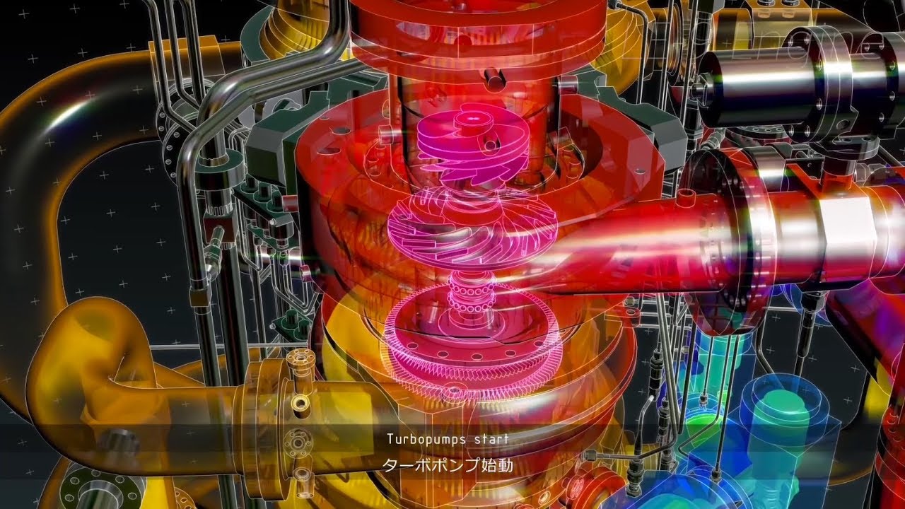 H3ロケットメインエンジン（LE-9）CG映像公開 | ファン!ファン!JAXA!