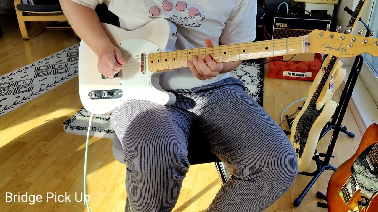 Fender MIJ Traditional 50s Telecaster 2021 White Blonde + Vox