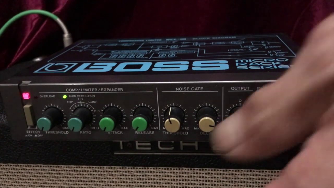 Boss RCL-10 Compressor Limiter Function check video - YouTube