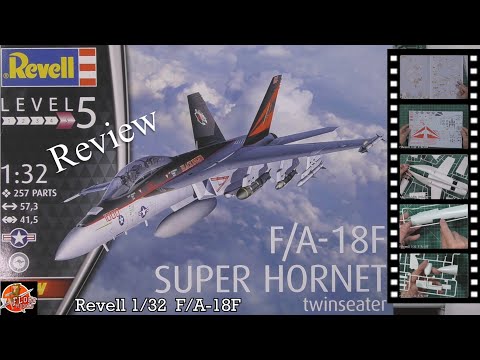 Revell 1/32 F/A-18F Super Hornet review - YouTube