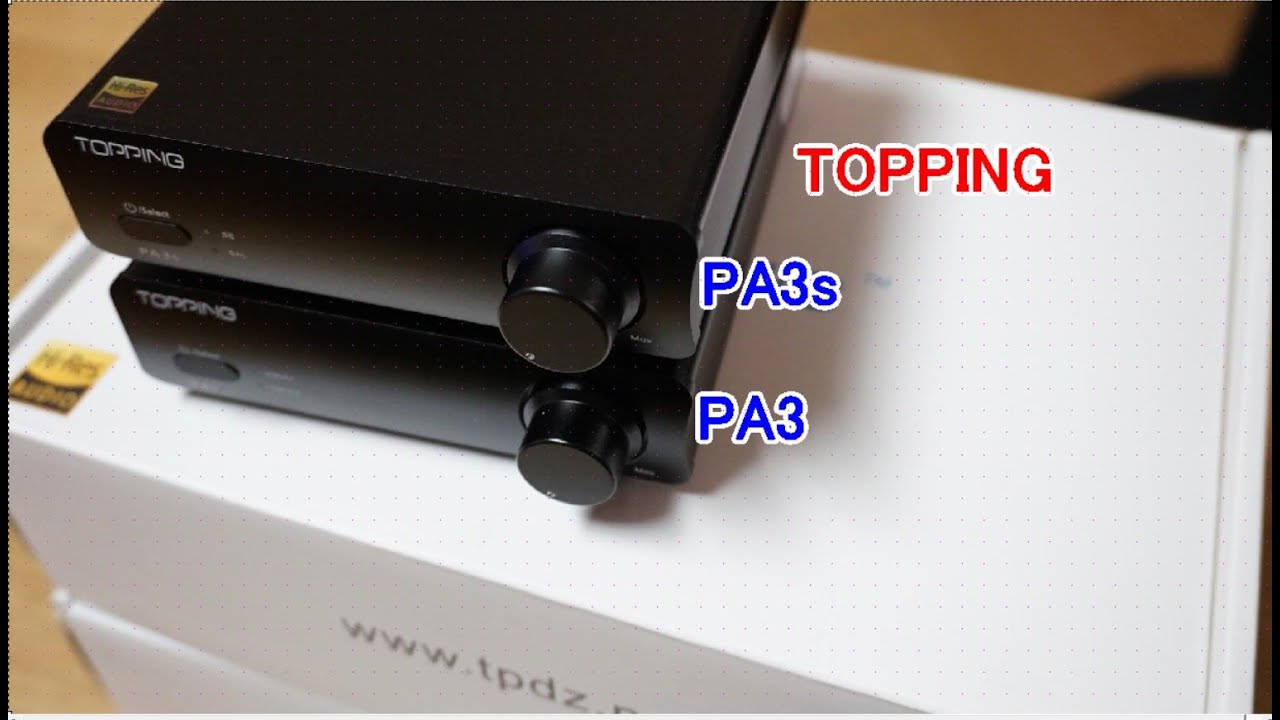 オーディオ TOPPING PA3sデジタルアンプご紹介 - YouTube