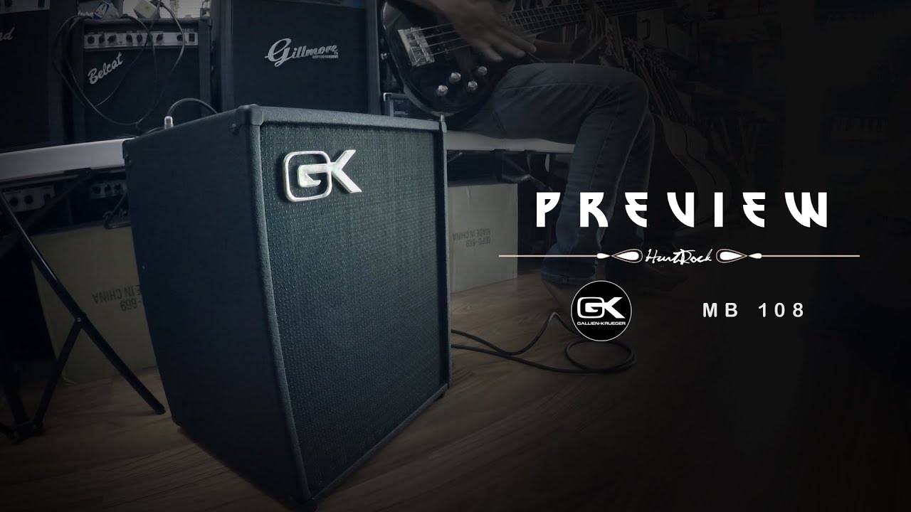 Gallien Krueger MB 108 Bass amp [] PREVIEW - YouTube