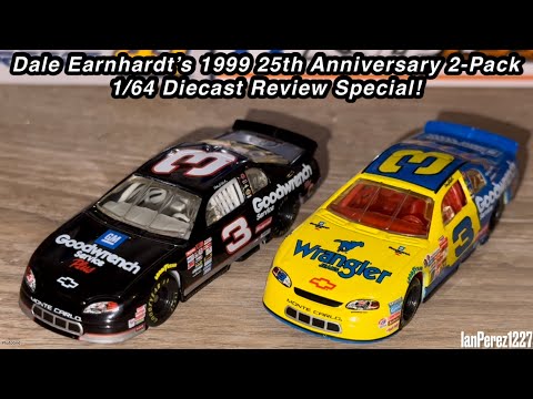 Dale Earnhardt's 1999 25th Anniversary 2-Pack 1/64 Diecast Review