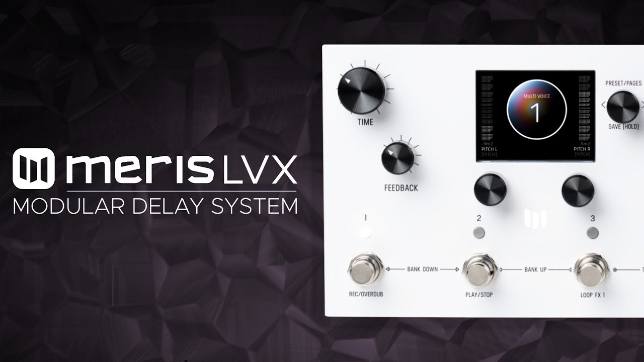 Meris LVX Modular Delay System Sound Demo (no talking) with