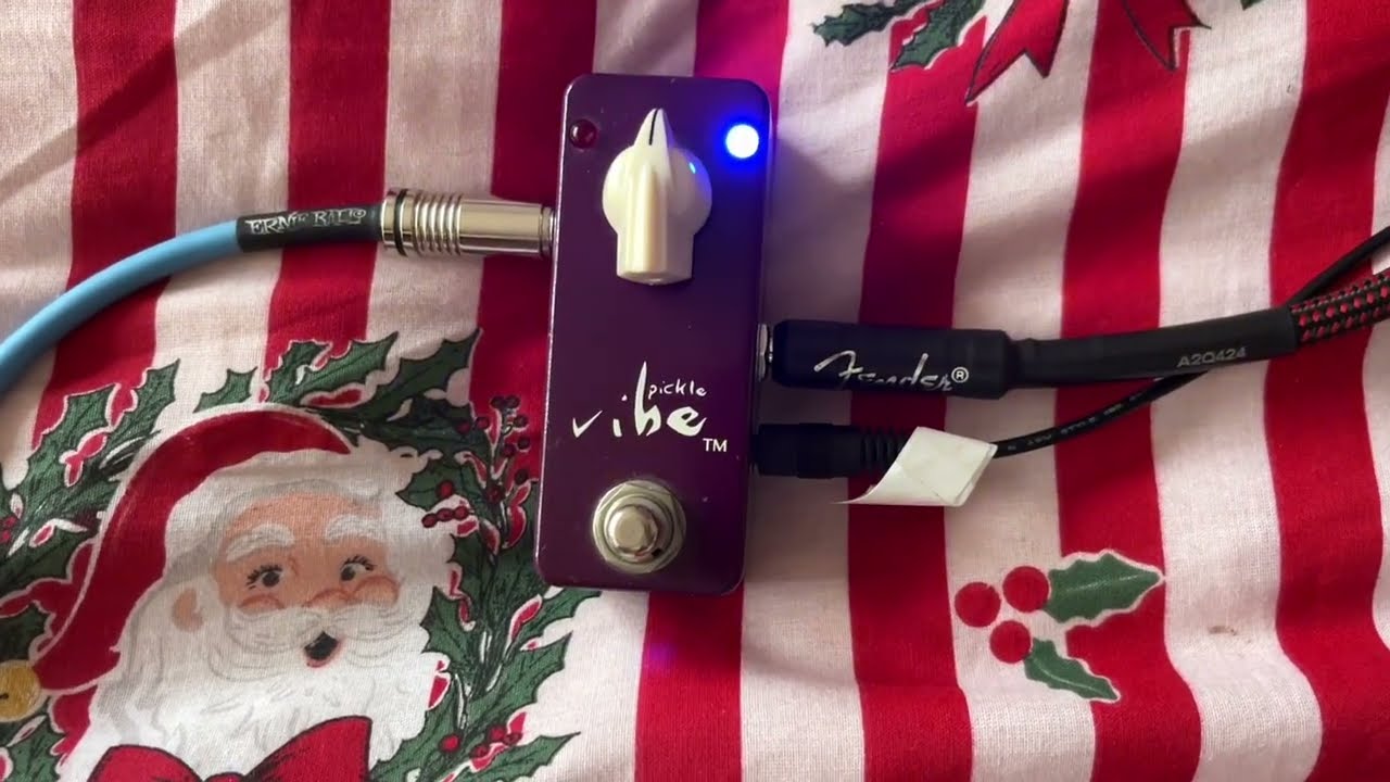 Lovepedal Pickle Vibe mini uni vibe pedal (unboxing like and