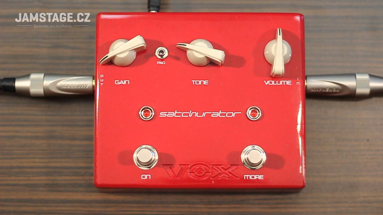 Vox Joe Satriani Satchurator Distortion Pedal - YouTube