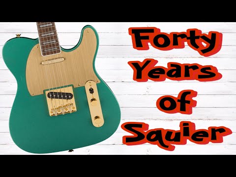 Squier 40th Anniversary Telecaster - All the Details - YouTube