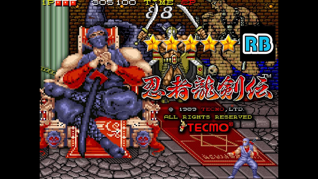 1989 [60fps] Ninja Ryukenden 355100pts ALL - YouTube