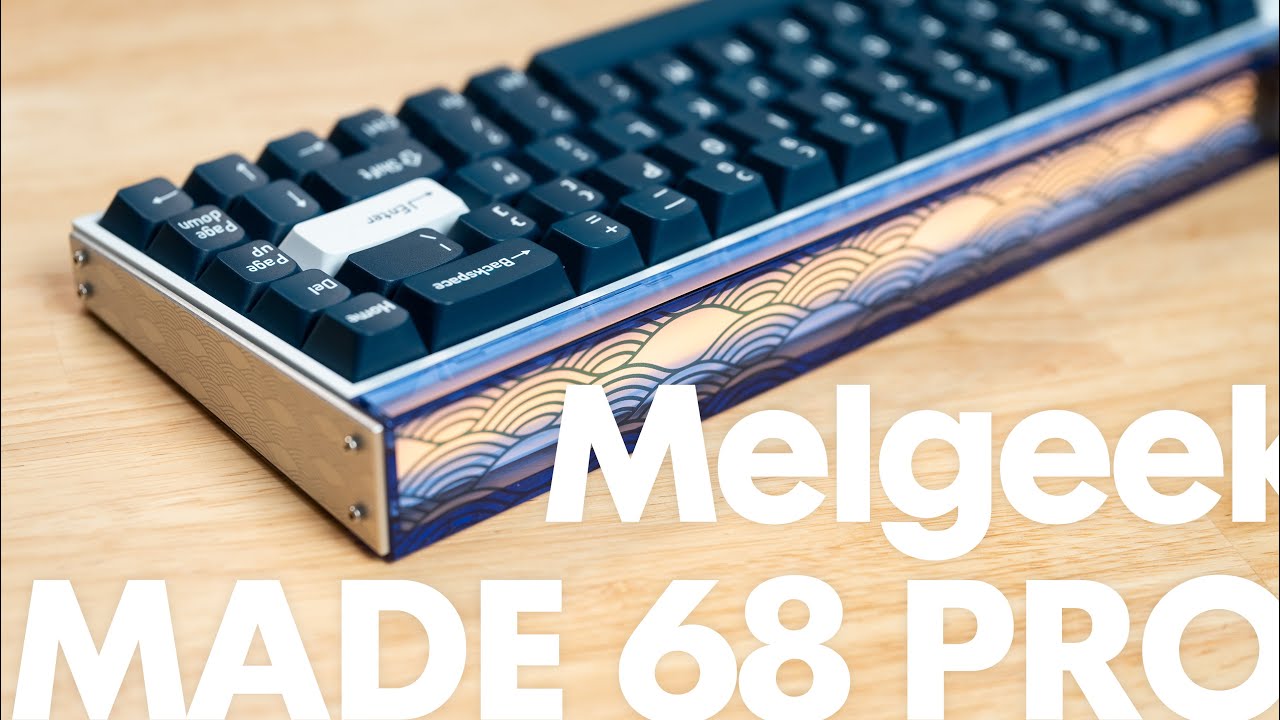 バックライトがおしゃれすぎるラピトリキーボード Melgeek MADE 68 Pro
