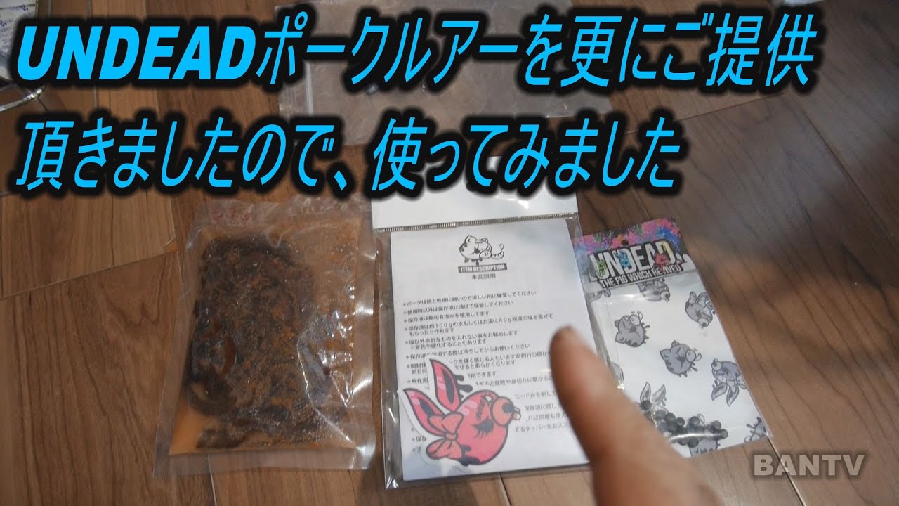 UNDEADポークルアーを更にご提供頂きましたので、使ってみました - YouTube