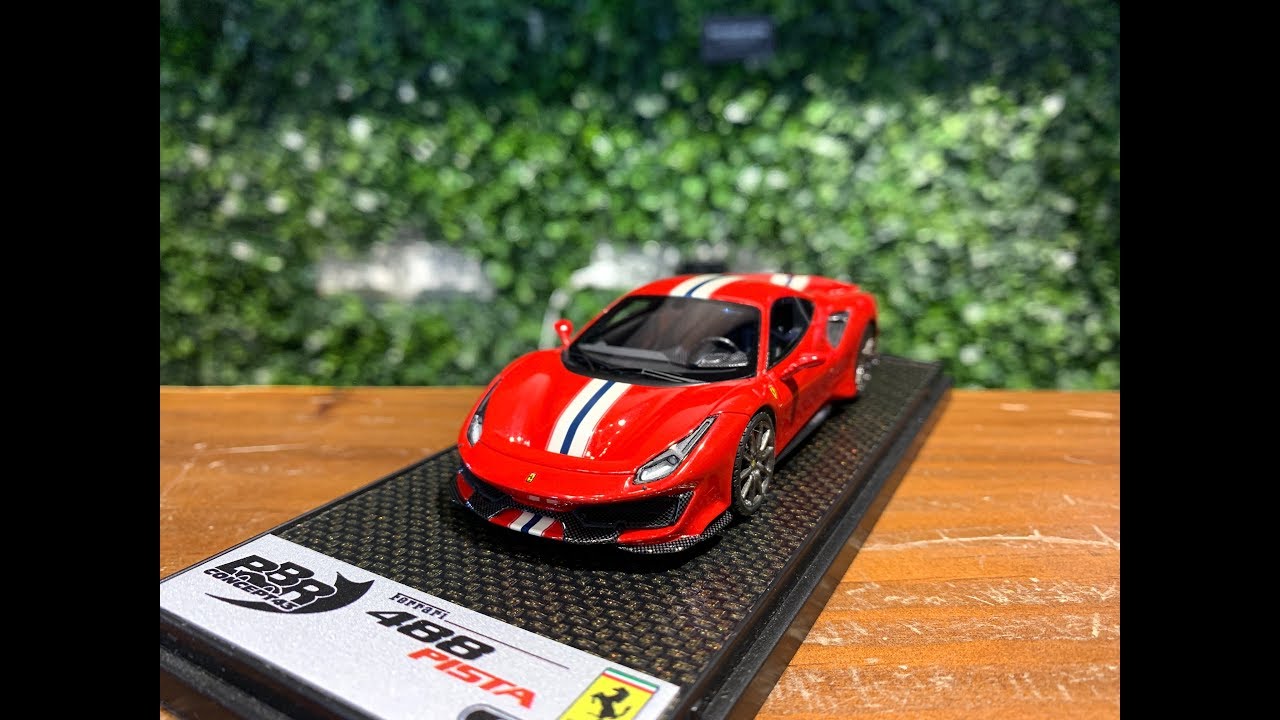 1/43 BBR Ferrari 488 Pista 2018 BBRC202A1 - YouTube