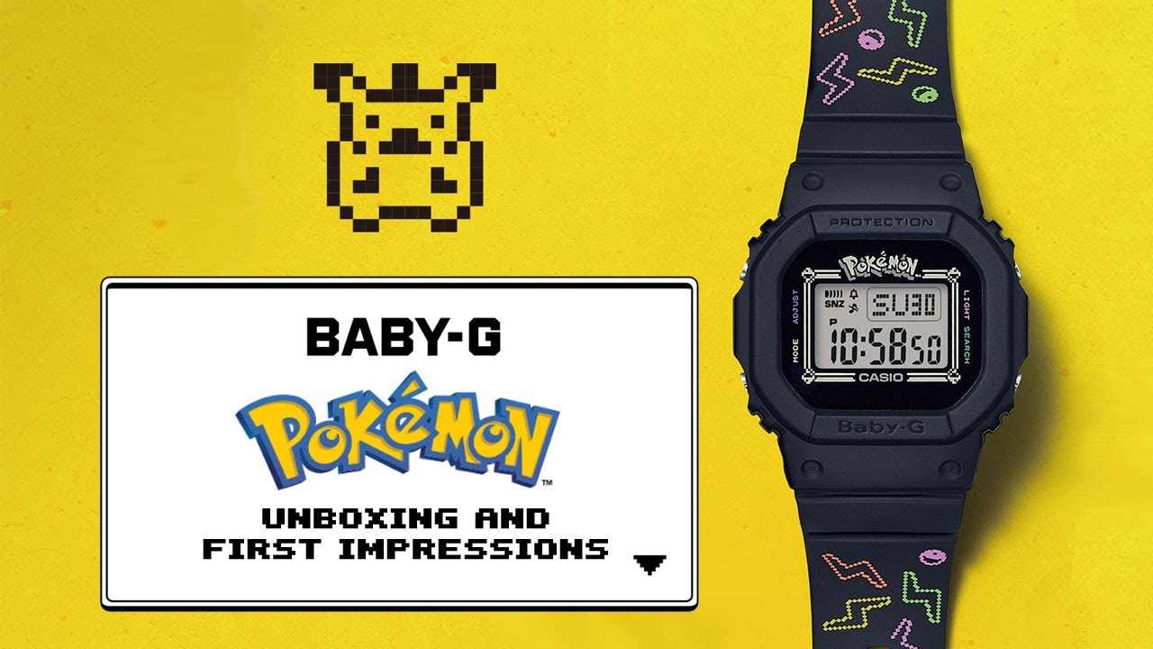 Casio's Baby-G Pokemon Pikachu 25th Anniversary Watch - Unboxing
