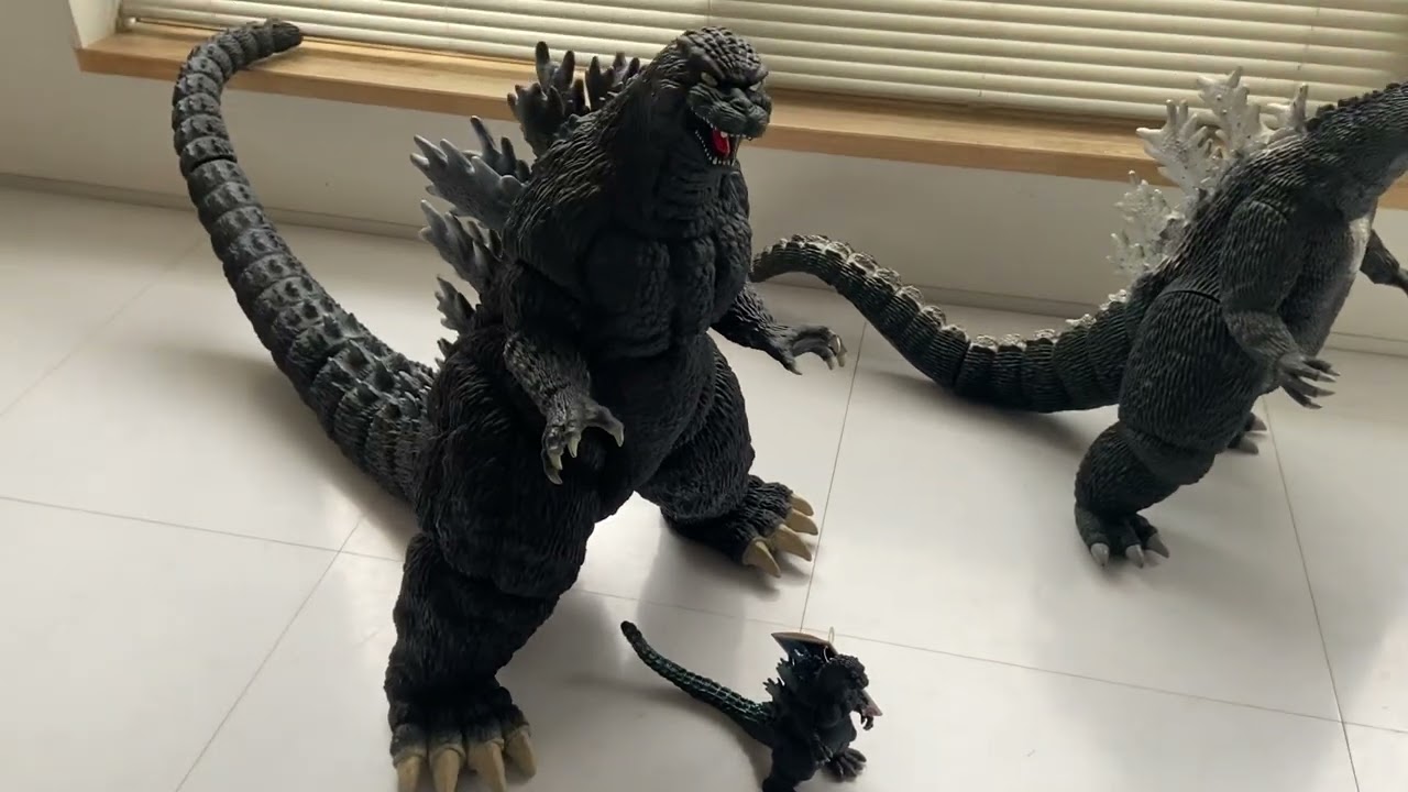 超巨大 ゴジラ GODZILLA ソフビ 愛蔵版 ゴジラ1994 - YouTube