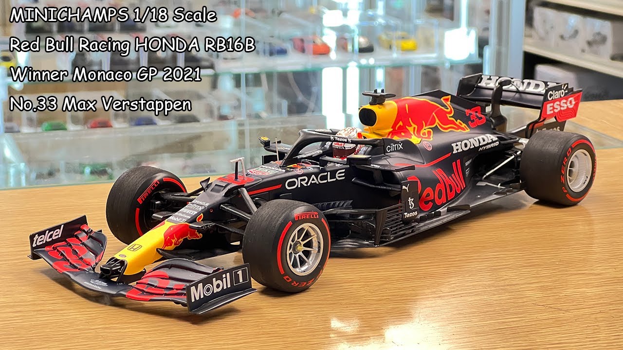 ミニチャンプス 1/18スケール レッドブル・ホンダ RB16B 2021 モナコGP