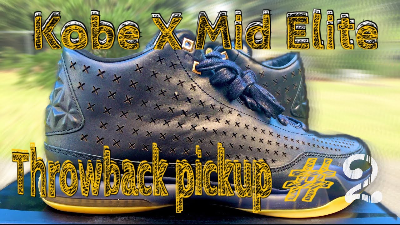 Nike Kobe X Mid EXT Black | Throwback Thursday pickup #2 - YouTube