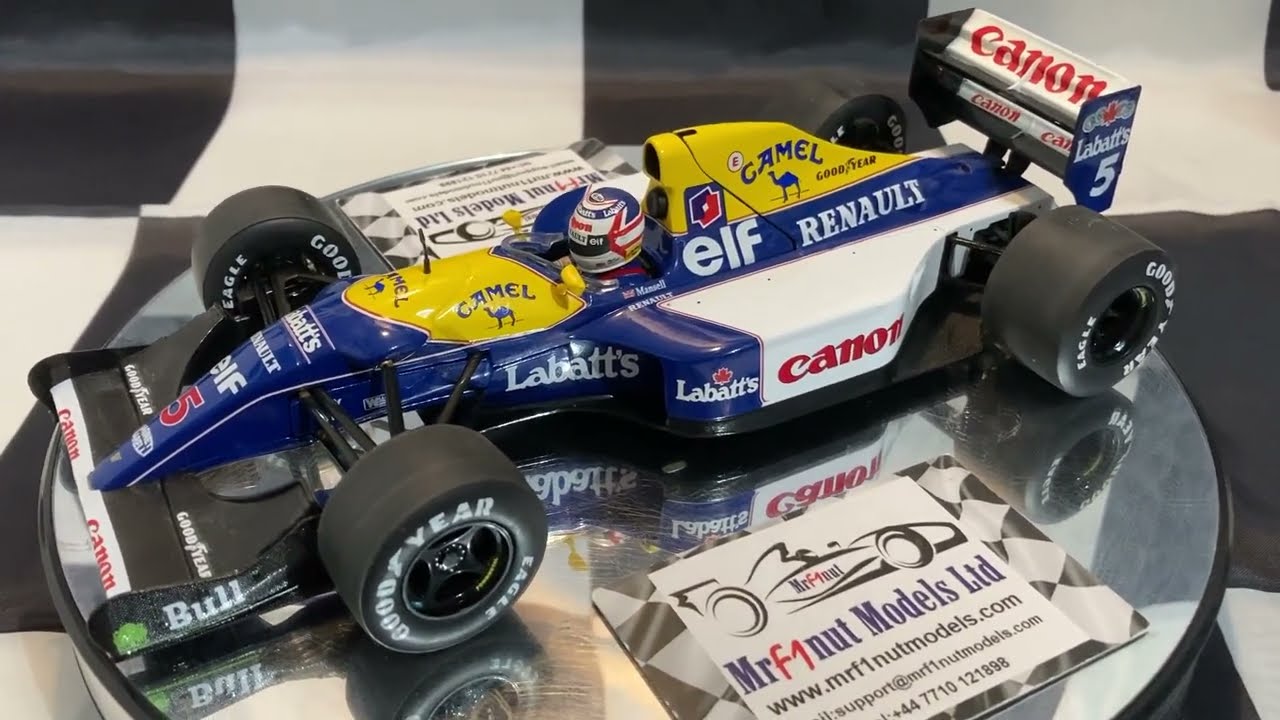 Nigel Mansell 1:18 Williams FW14B Winner South African GP 1992