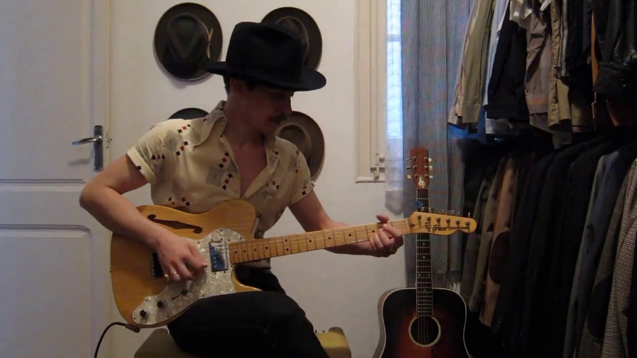 Greco Spacey Sounds TE-500N, Made in Japan 1976 - Guitar Demo