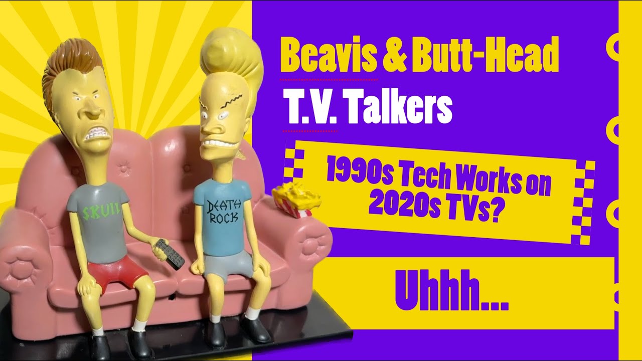 Beavis & Butt-Head T.V. Talkers: Works on modern TVs? (Beavis and