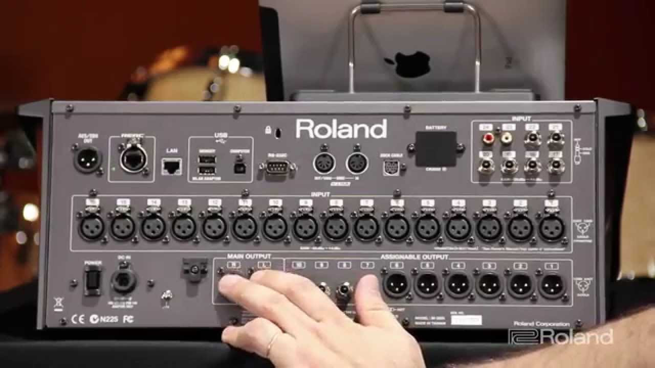 Roland M-200i - Console de mixagem ao vivo - YouTube