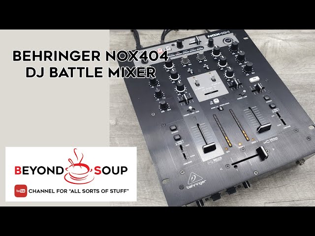 Behringer NOX404 2-Channel Battle Mixer Turntablist/Remixer