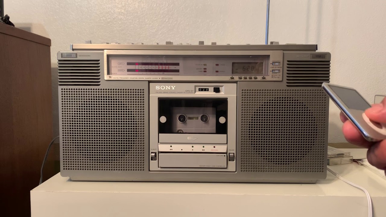 SONY CFS-D7 BOOMBOX GHETTOBLASTER 1 - YouTube