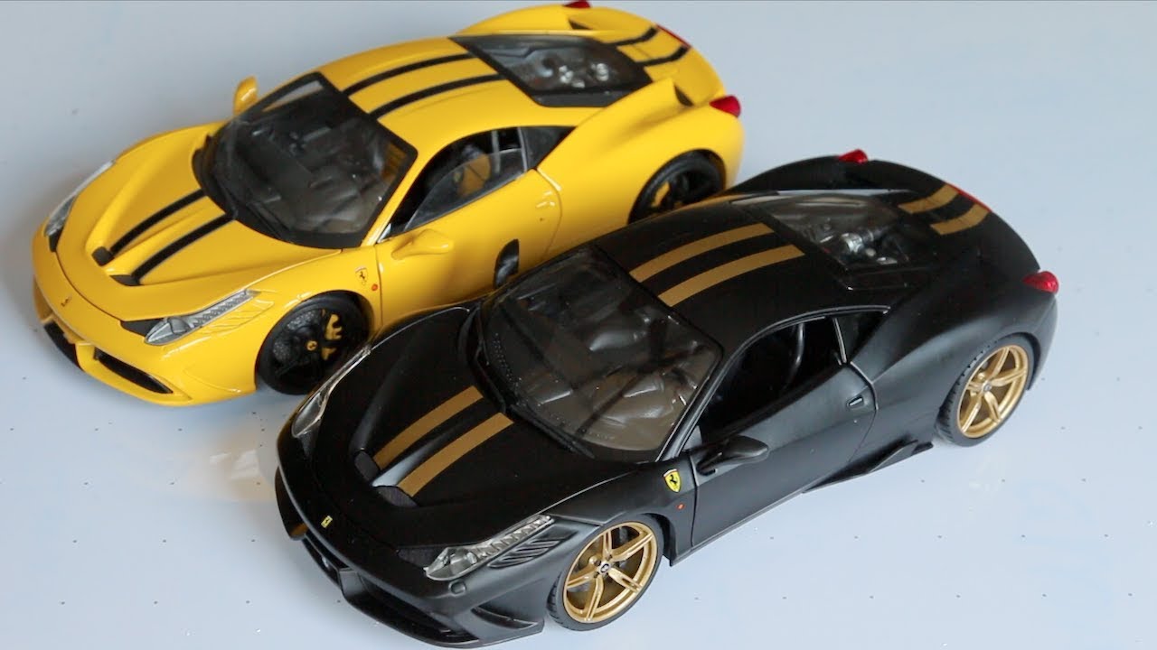 Review - 1:18 Scale Maisto Ferrari 458 Speciale - YouTube