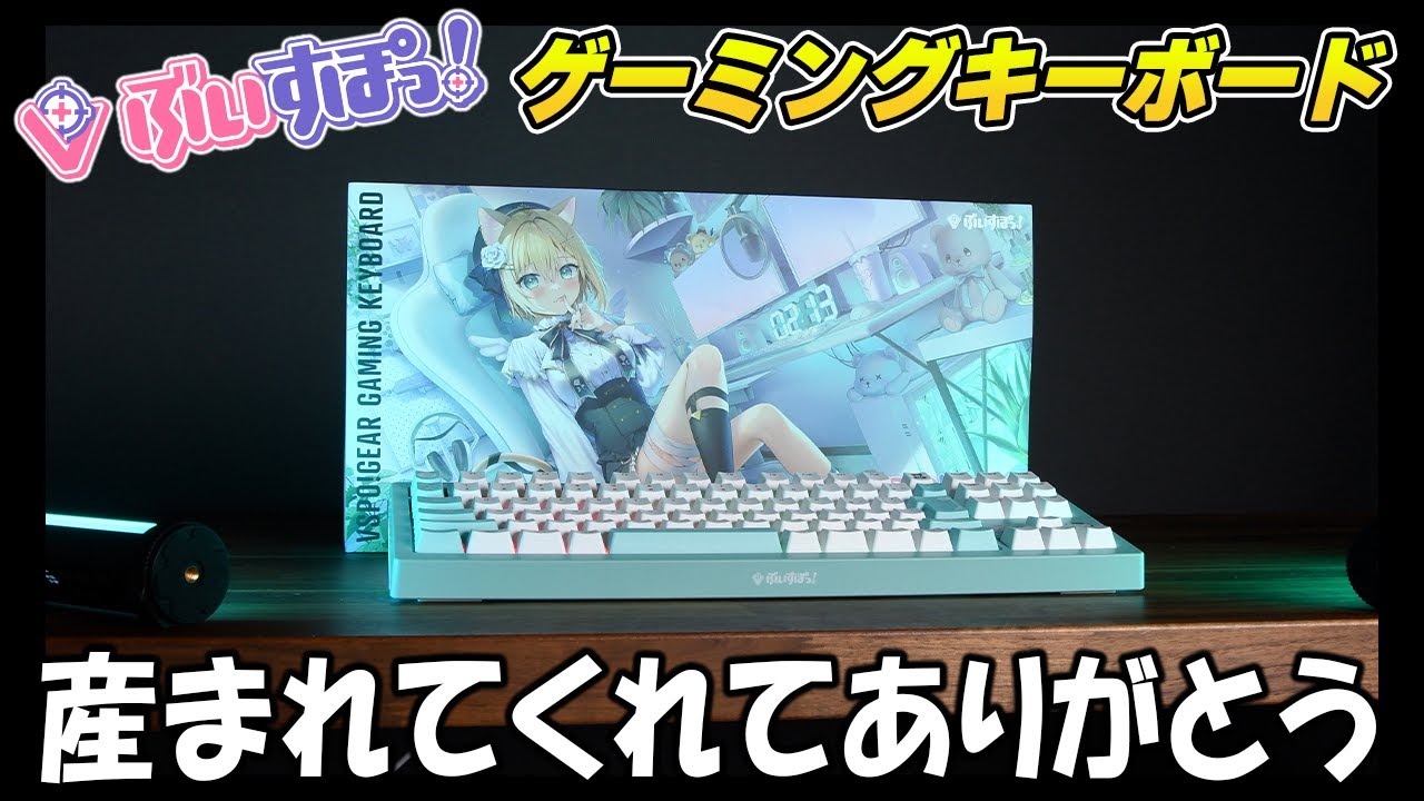 It's finally arrived] The finish of the VSPO! gaming keyboard is