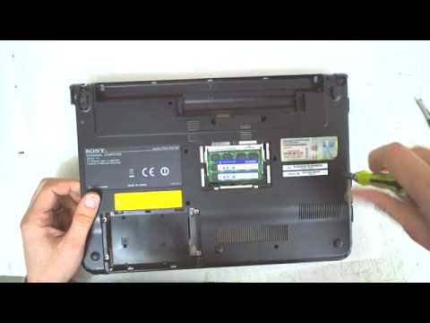 Sony PCG-61211M / VPCEA1S1E Disassembly / FAN Cleaning - YouTube