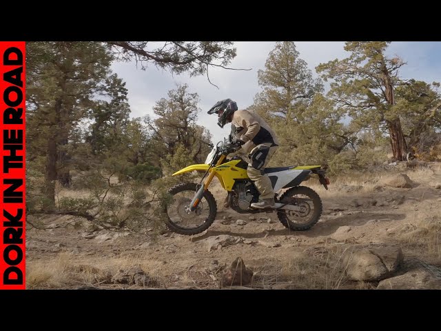 Suzuki DR-Z4s vs Central Oregon Rocks, Sand, and Singletrack - YouTube
