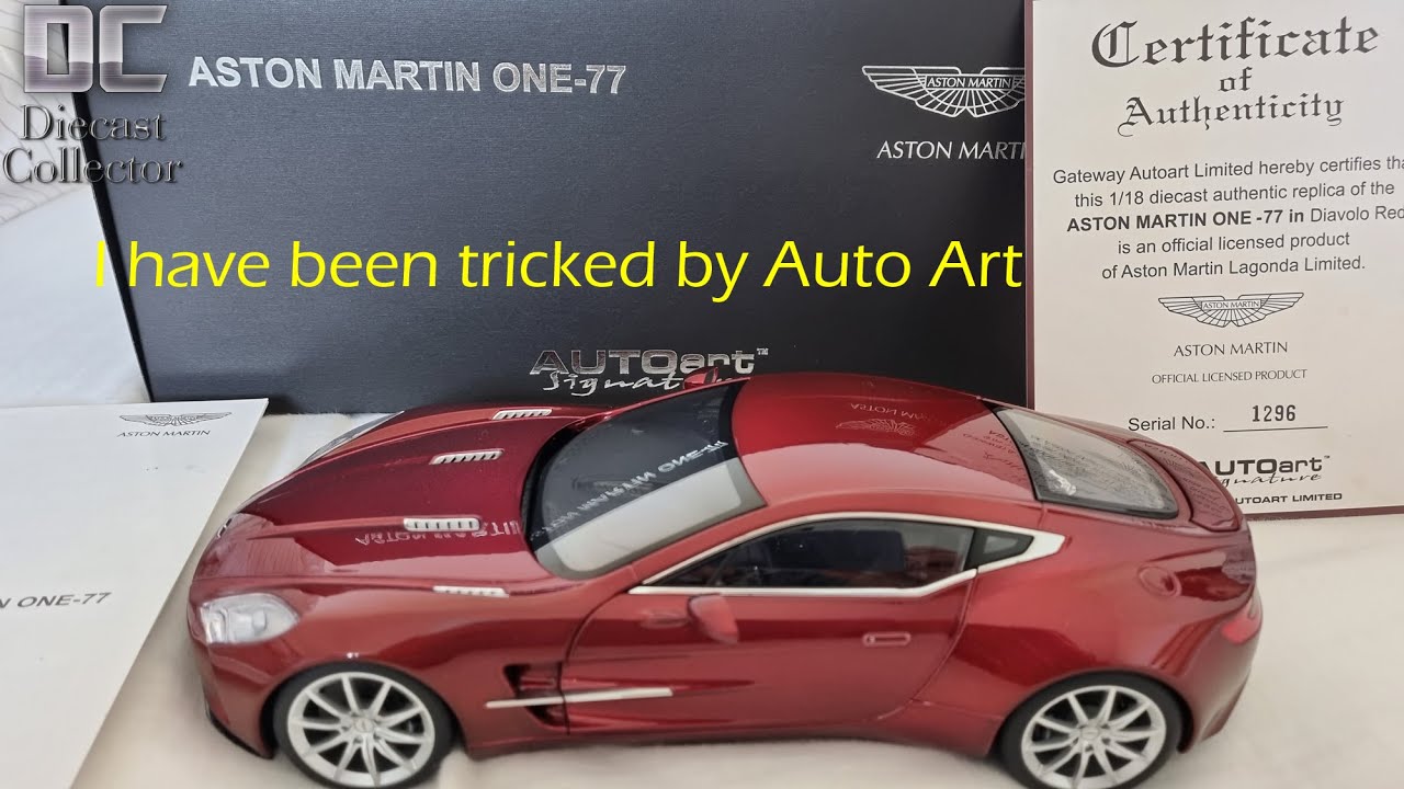 Auto Art Signature - Aston Martin One 77 - 1/18 Diecast - In Depth