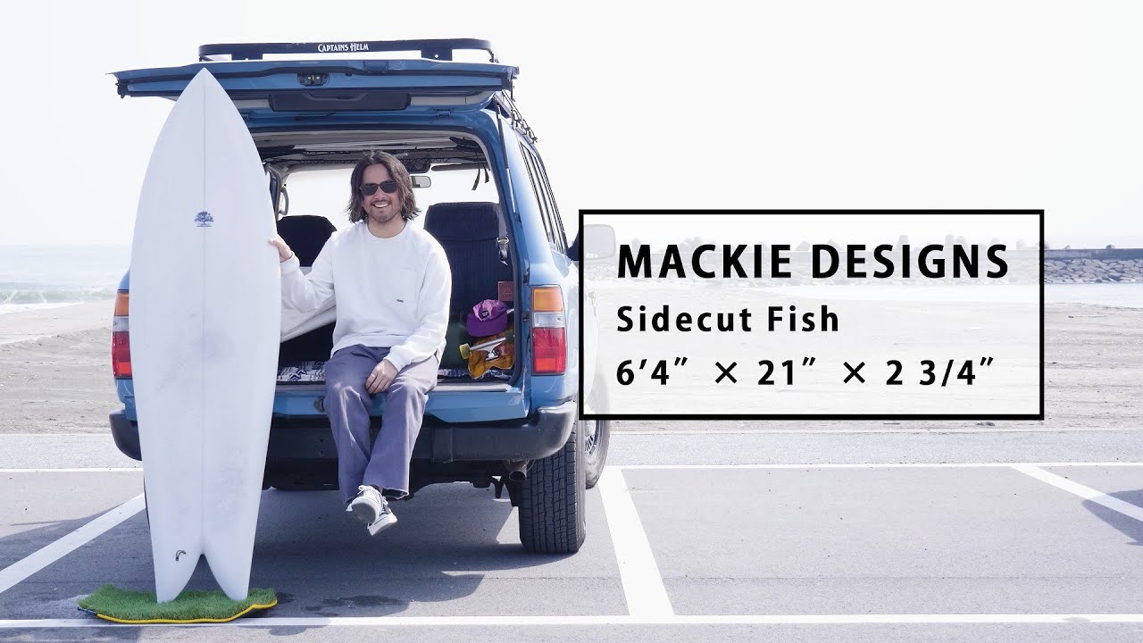 1 Minute Impressions by Blue. / Mackie Designs Sidecut Fish 6'4