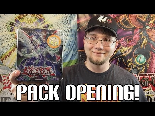 Yugioh Galaxy-Eyes Photon Dragon 2011 Collectible Tin Opening