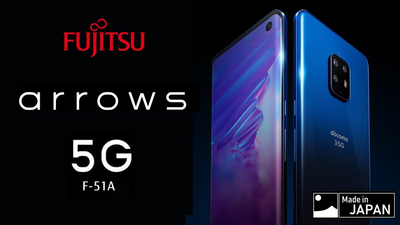 FUJITSU ARROWS 5G F-51A Promo - YouTube