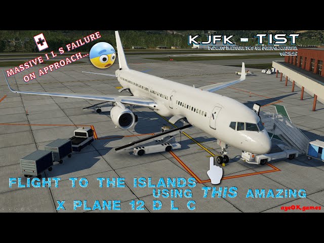 X-Plane 12! Flight Factor757v2 Pro. + DLC Mods = USVI Bound - YouTube