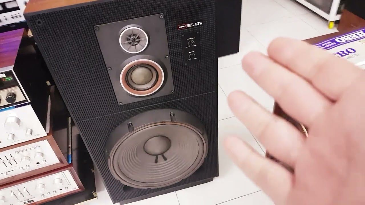 SONY SS-G7a ￥158,000(1台、1980年頃) - YouTube