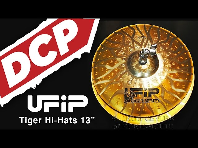 UFIP Tiger Hi Hat Cymbals 13