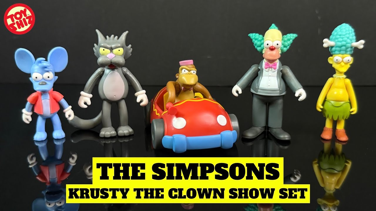 2025 KRUSTY THE CLOWN SHOW BOX SET | The Simpsons 2.5in | Jakks