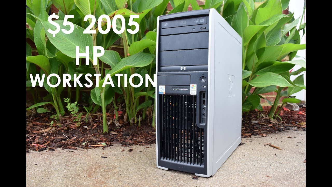 Garage Sale Finds: $5 HP xw4300 Workstation Computer Overview
