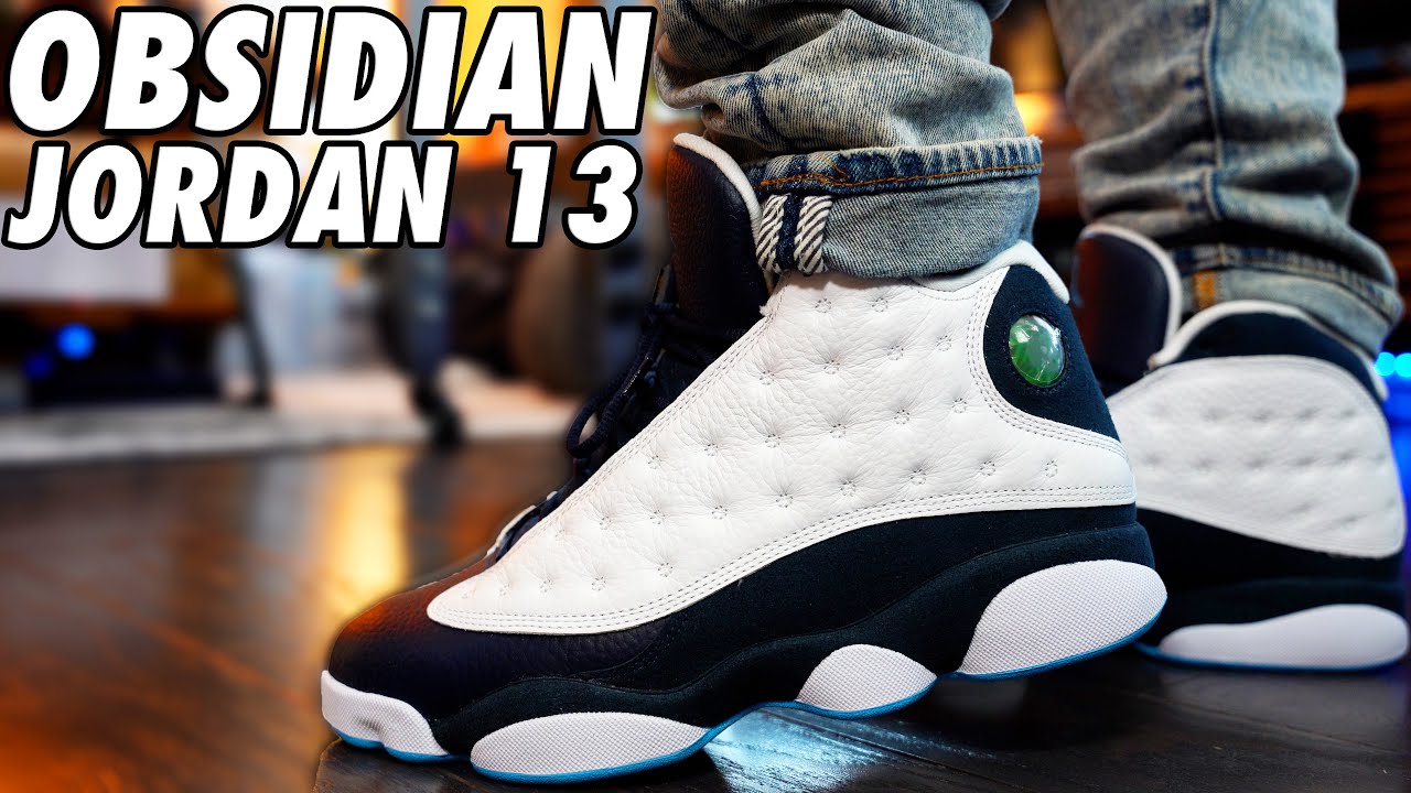 Air Jordan 13 Obsidian UNC Review and On Foot in 4K ! - YouTube