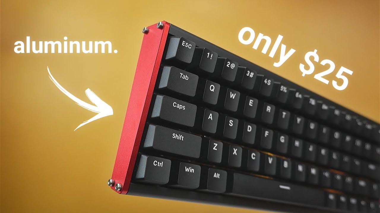 Aluminum case magnetic keyboard for only $25?! (AJAZZ ALUX 68 HE