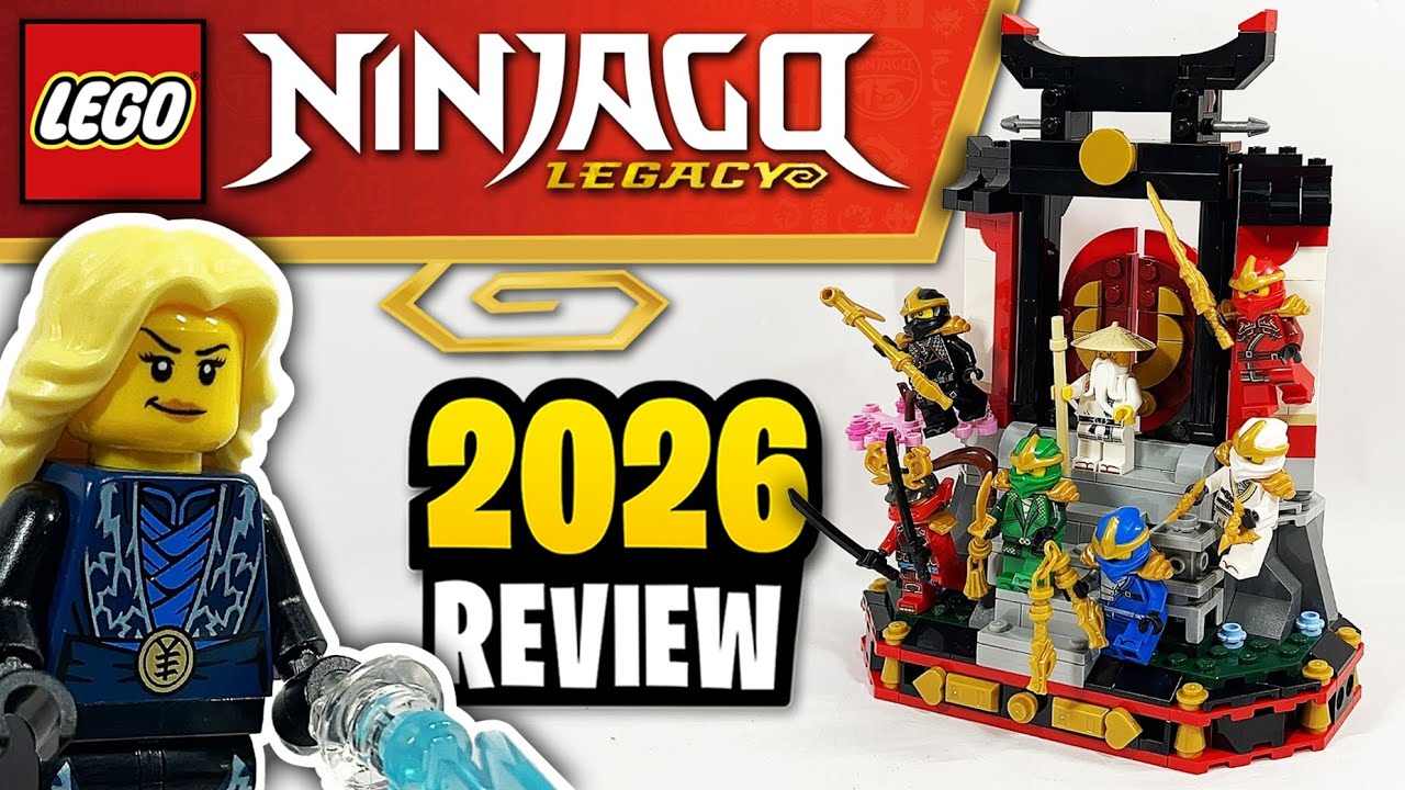 LEGO NINJAGO Legacy Ninja Character Display 15th Anniversary