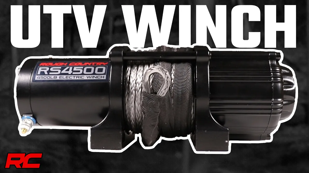 Honda Pioneer/Talon 4500lb Electric Winch with Synthetic Rope by