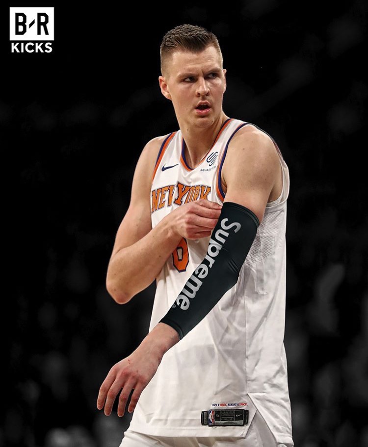 シュプリーム x ナイキ x NBA シューティングスリーブを選手が着けたら